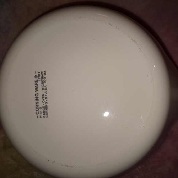 VINTAGE Corning Ware Vegetable Seasonings Collectible Pot W/ Handle - Picture 5 of 6